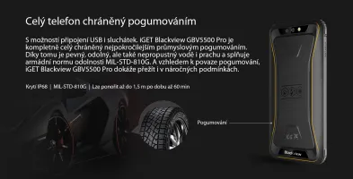 iGET BLACKVIEW GBV5500 Pro Black gallery 21