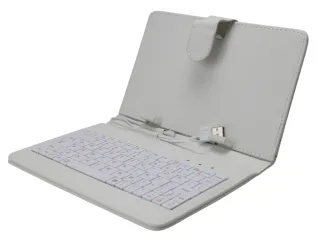 7" pouzdro s klávesnicí F7White